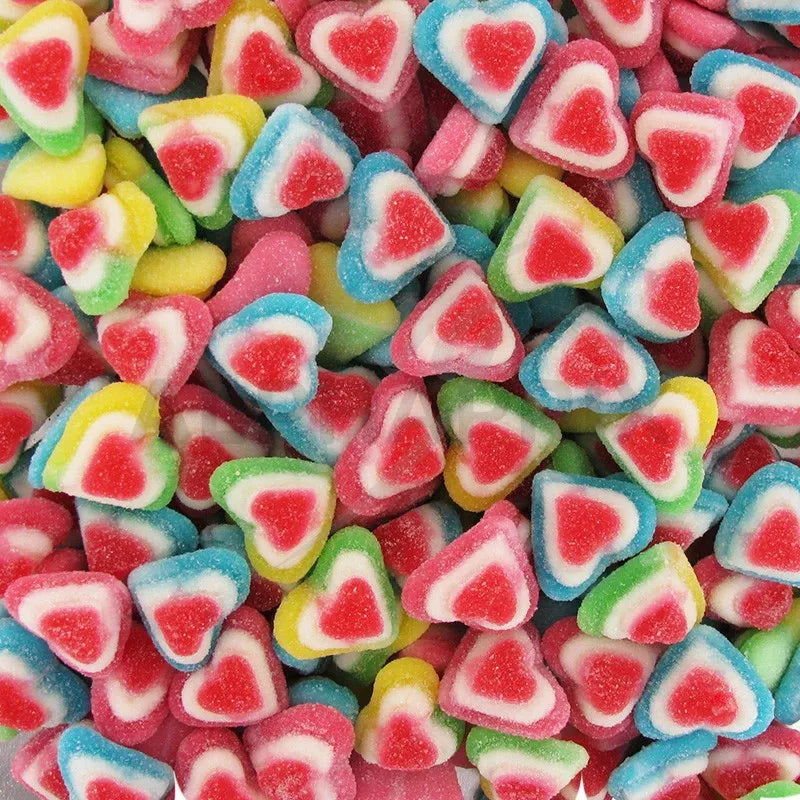 Coeurs 3D sucrés (100g)