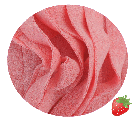 Ceintures acidulées Fraise x4